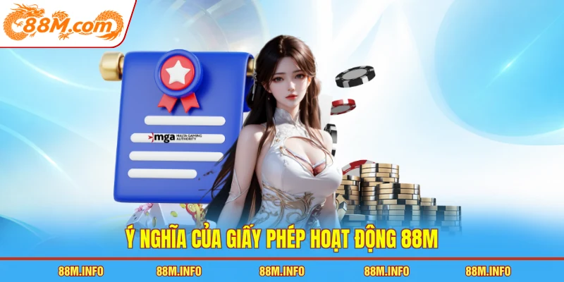 Ý nghĩa của giấy phép hoạt động 88M